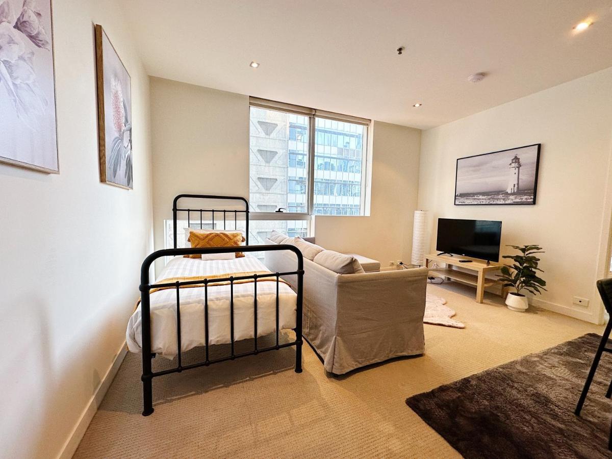 Luxe Central City Qv Apartment With Indoor Pool & Gym ملبورن المظهر الخارجي الصورة